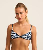 Biquíni Top Camisetinha em Microfibra com Estampa Corrente - 2