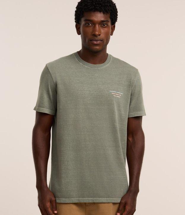 Camiseta Comfort em Algodão com Estampa Lettering Pontos Turísticos RJ - 1