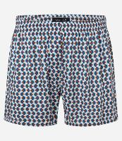 Cueca Samba Canção em Viscose Estampa Geométrica - 1