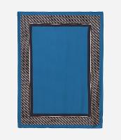 Lenço Acetinado com Estampa de Moldura Corrente - 1