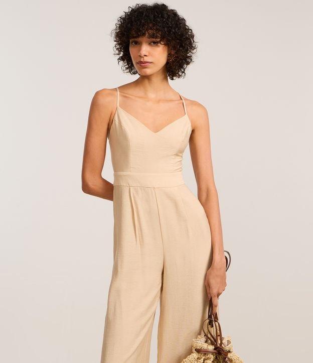 Macacão Longo em Viscose com Alça Cruzada - 2