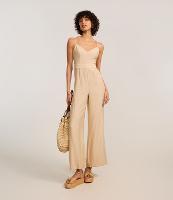 Macacão Longo em Viscose com Alça Cruzada - 3