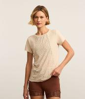 Camiseta Esportiva em Microfibra com Recorte Furadinho - 2