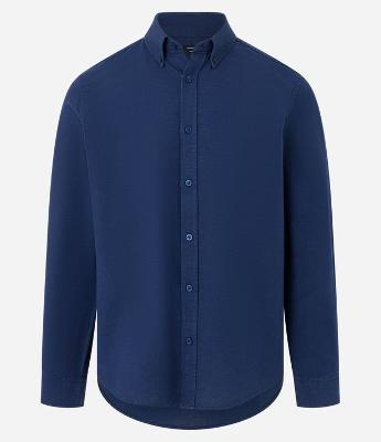 Camisa Regular Básica em Oxford