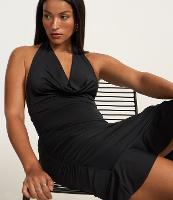 Vestido Evasê Curto com Elastano Frente única - 2