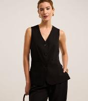 Colete Alfaiatado com Botões e Bolsos Embutidos - 2