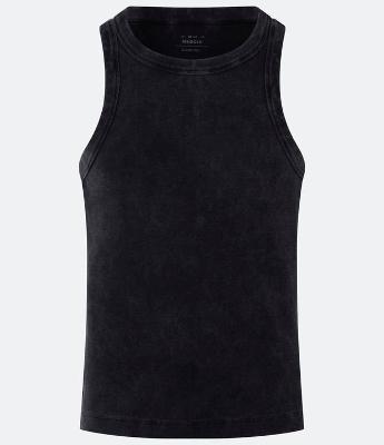 Regata Muscle em Ribana Estonada com Puídos