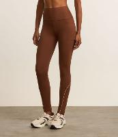 Calça Legging Esportiva em Microfibra Pesada com Cós Alto e Bolsos Laterais - 2