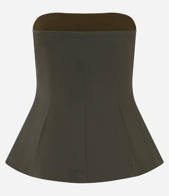 Blusa Peplum em Bengaline Tomara que Caia