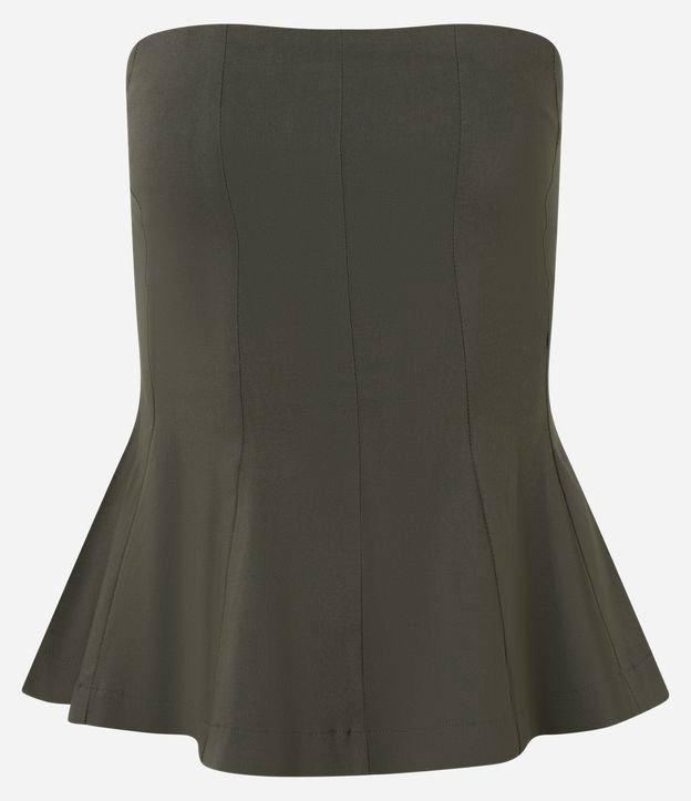 Blusa Peplum em Bengaline Tomara que Caia - 2