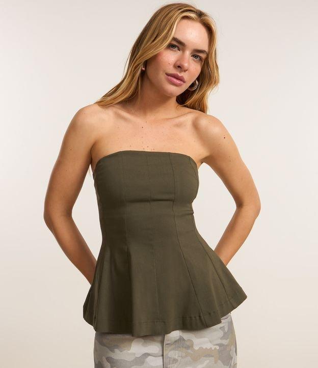 Blusa Peplum em Bengaline Tomara que Caia - 3