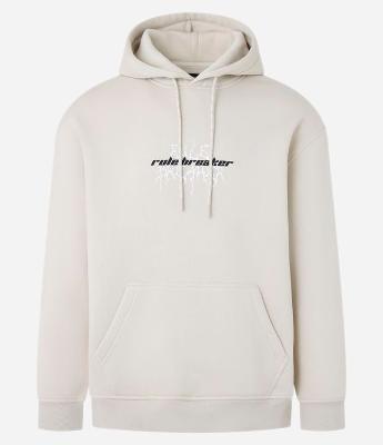 Moletom Relaxed com Capuz e Estampa de Estátua nas Costas