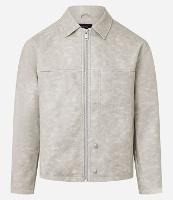 Jaqueta Boxy em Material Sintético com Recortes - 1