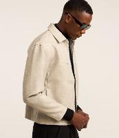 Jaqueta Boxy em Material Sintético com Recortes - 2