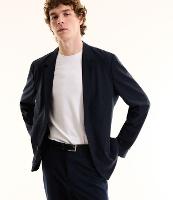 Blazer em Performance Easy Care com Textura e Gola com Lapela - 2