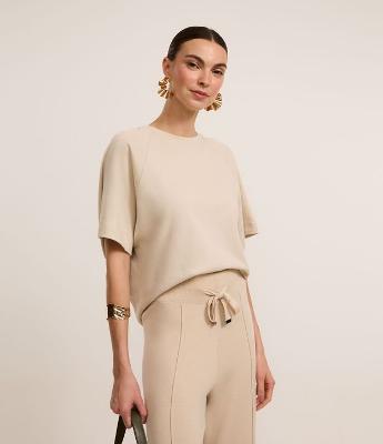 Blusa em Algodão com Manga Ampla