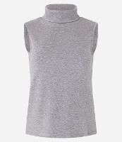 Blusa em Moletinho com Gola Alta e Malha Brushed - 1