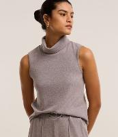 Blusa em Moletinho com Gola Alta e Malha Brushed - 2