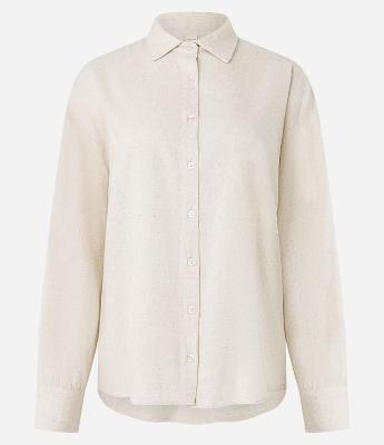 Camisa Oversized em Viscolinho com Abotoamento