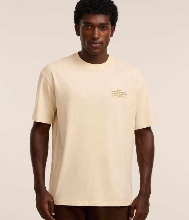 Camiseta Relaxed em Algodão com Estampa de Cavalo "Oops my boots" - 1