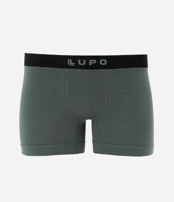 Cueca Boxer em Microfibra com Cós Elástico Sem Costura Lupo