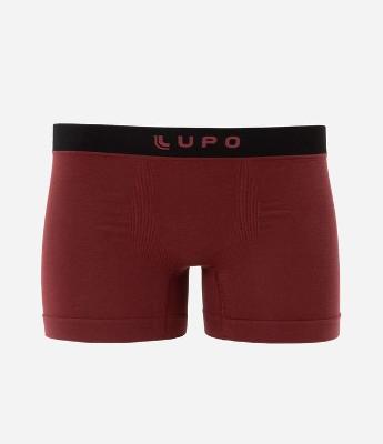 Cueca Boxer em Microfibra com Cós Elástico Sem Costura Lupo