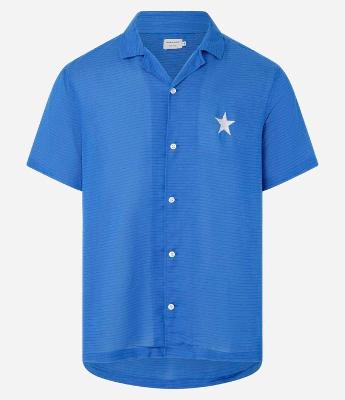 Camisa em Viscolinho com Bordado de Estrela do Boi Caprichoso Parintins