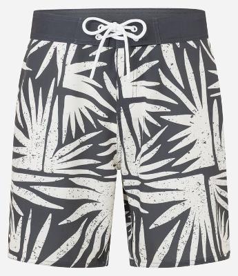 Bermuda em Microfibra com Estampa Floral Abstrato