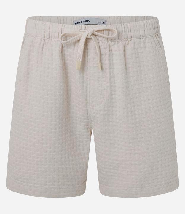 Bermuda com Textura Quadriculada - 1