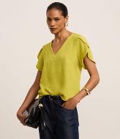 Blusa em Airflow com Manga Tulipa Transpassada - 2