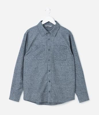 Camisa Infantil Flanela com Bolsos
