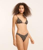 Biquíni Calcinha Asa Delta em Microfibra com Estampa Correntes e Efeito Empina Bumbum - 2