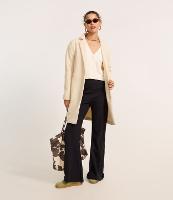 Calça Flare em Algodão com Elástico no Cós - 1