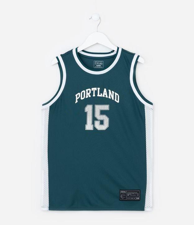 Regata Esportiva Infantil Estampa Portland - Tam 5 a 14 - 1