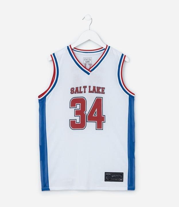 Regata Esportiva Infantil Estampa Salt Lake - Tam 5 a 14 Anos - 1