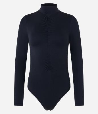 Body em Poliamida Seamless com Gola Alta