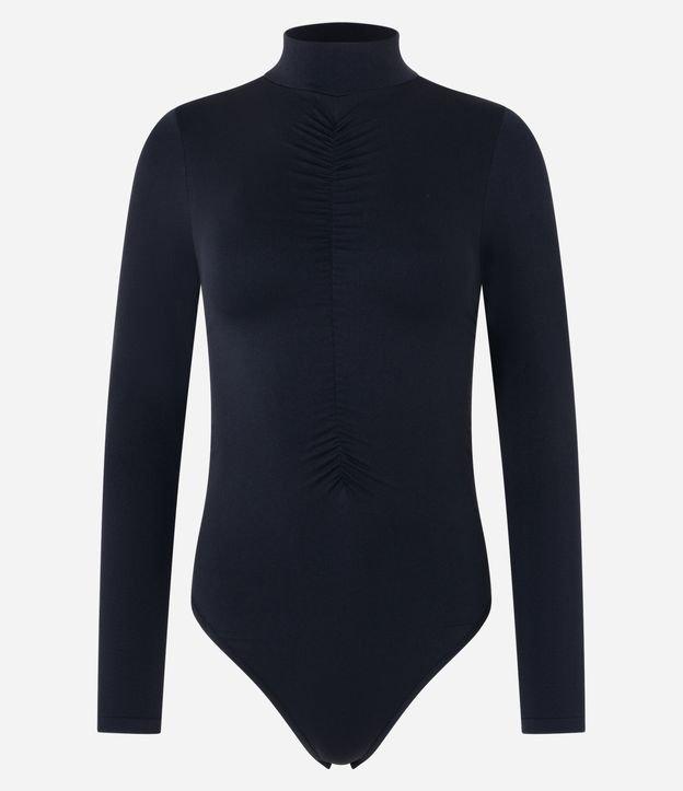 Body em Poliamida Seamless com Gola Alta - 1