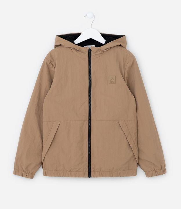 Jaqueta Infantil em Microfibra Pesada com Capuz e Forro Quentinho - Tam 5 a 14 anos - 1