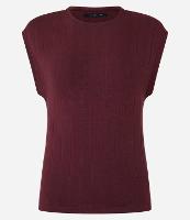 Blusa em Ribana com Manga Sem Cava - 1