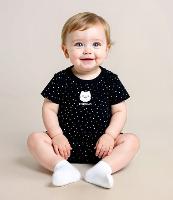 Body Infantil com Estampa Gatinha em Poá - Tam 0 a 24 meses - 2