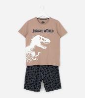 Pijama Infantil com Estampa Jurassic World - Tam 6 a 14 Anos - 1