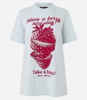 Camiseta em Algodão com Estampa Have a Berry Nice Day - 1