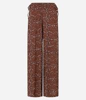 Saída de Praia Calça em Viscolinho com Estampa Paisley e Amarração na Cintura - 1