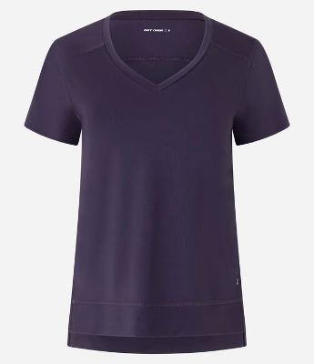 Camiseta Esportiva em Microfibra Furadinha com Barra Mullet