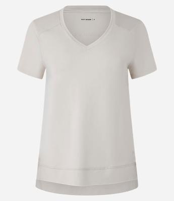 Camiseta Esportiva em Microfibra Furadinha com Barra Mullet