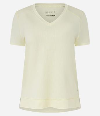 Camiseta Esportiva em Microfibra Furadinha com Barra Mullet