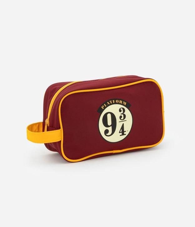 Nécessaire Retangular Grande com Estampa de Hogwarts - 1