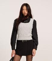 Colete em Tricô com Textura - 1