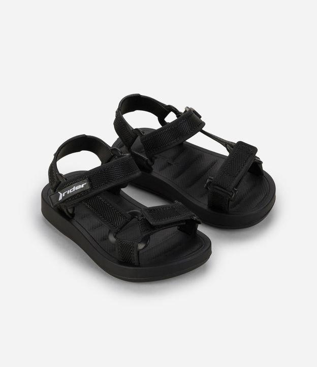 Sandália Infantil com Tiras Largas e Velcro - Tam 19 ao 27 - 1