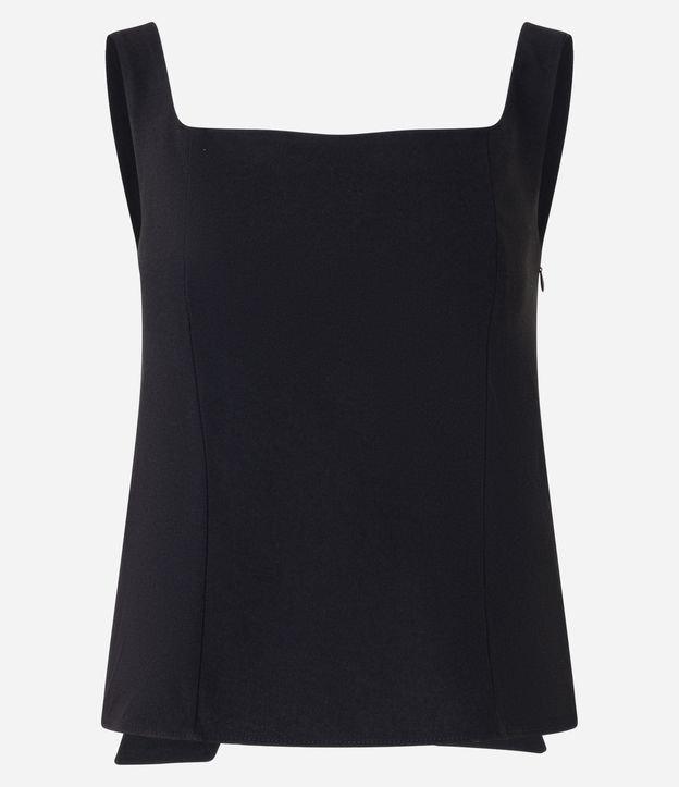 Blusa em Crepe com Laço nas Costas - 1